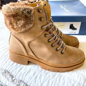 Brushed Suede Booties